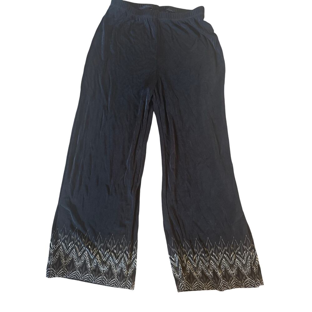 CHICOS TRAVELERS pants - size Small, black